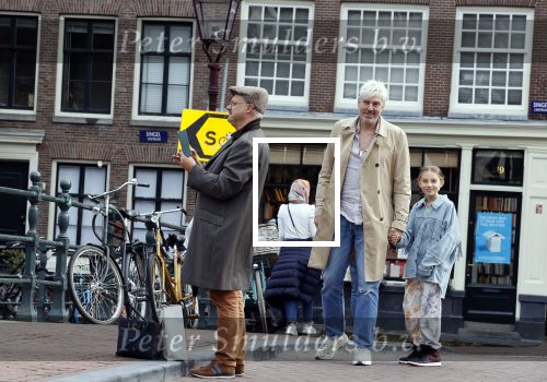 Amsterdam 2 oktober 2021
Ruud de Wild met zijn dochter Teddy  aan het winkelen in de 9 straatjes