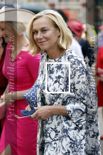 Den Haag 21 september 2021
Prinsjesdag in Den Haag 2021. De troonrede is in de grote kerk. Aanwezig namens de koninklijke familie zijn Koning Willem Alexander en Koningin Maxima Prins Constantijn en Prinses Laurentien. Sigrid Kaag
