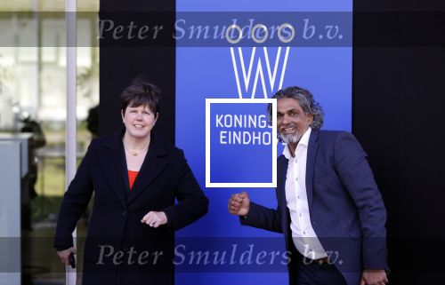 Eindhoven 27 april 2021
Koningsdag 2021 op de High tech Campus in Eindhoven.
Aanwezig Koning Willem Alexander Koningin Maxima Prinses Amalia Prinses Ariane en Prinses Alexia Soenil Bahadoer met zijn vrouw en kinderen