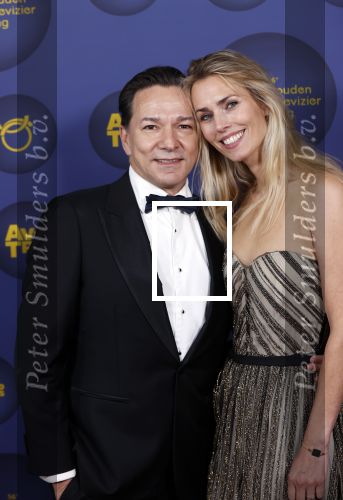 Amsterdam 14 oktober 2021
Televizierring gala in Carre Amsterdam. Spiros Chalos met zijn partner Lisa Oostwoud