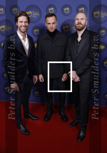 Amsterdam 14 oktober 2021
Televizierring gala in Carre Amsterdam. Stefan Jurriens Giel de Winter en Thomas v d Vlugt van stuk TV