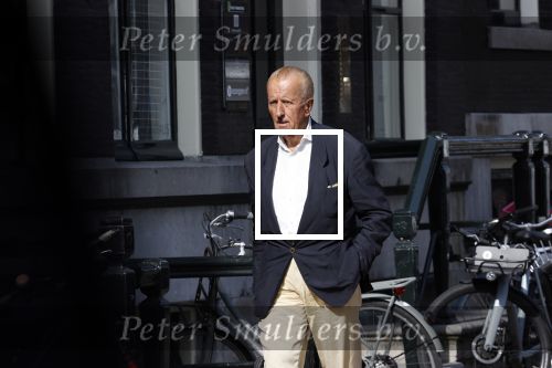 Amsterdam 17 september 2021
Theo Hiddema op terras en wandelend naar zijn huis