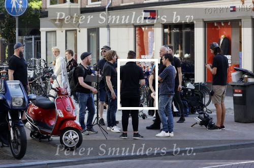 Amsterdam 8 september 2021
Victor Mids tijdens opnames op de pc hooftstraat