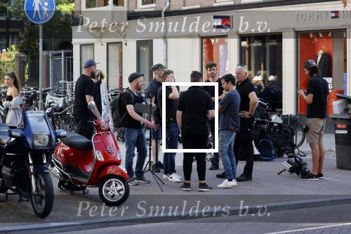 Amsterdam 8 september 2021
Victor Mids tijdens opnames op de pc hooftstraat