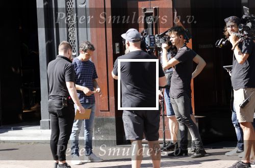 Amsterdam 8 september 2021
Victor Mids tijdens opnames op de pc hooftstraat