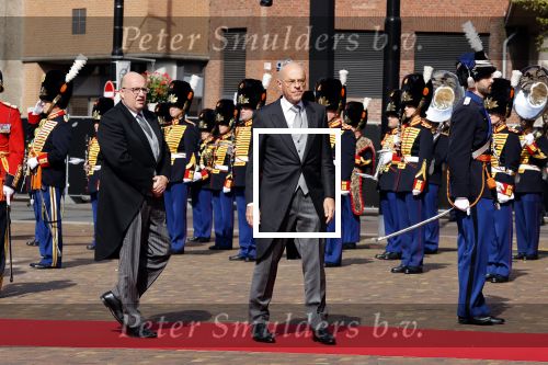 Den Haag 21 september 2021
Prinsjesdag in Den Haag 2021. De troonrede is in de grote kerk. Aanwezig namens de koninklijke familie zijn Koning Willem Alexander en Koningin Maxima Prins Constantijn en Prinses Laurentien. Voorzitter van de Eerste Kamer Jan Anthonie Bruijn