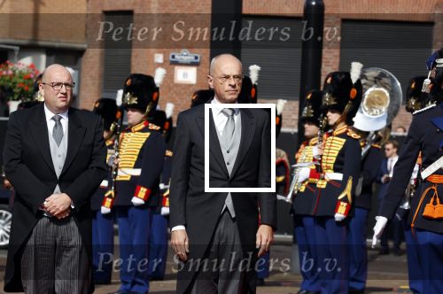 Den Haag 21 september 2021
Prinsjesdag in Den Haag 2021. De troonrede is in de grote kerk. Aanwezig namens de koninklijke familie zijn Koning Willem Alexander en Koningin Maxima Prins Constantijn en Prinses Laurentien. Voorzitter van de Eerste Kamer Jan Anthonie Bruijn