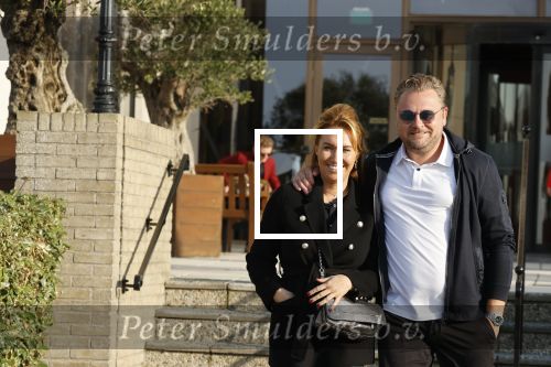 Noordwijk 9 oktober 2021
Wesly Bronkhorst met zijn nieuwe vriendin Raquel bij Huis ter Duin.