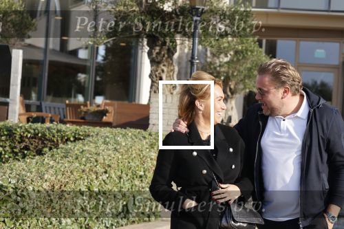 Noordwijk 9 oktober 2021
Wesly Bronkhorst met zijn nieuwe vriendin Raquel bij Huis ter Duin.