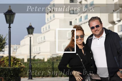 Noordwijk 9 oktober 2021
Wesly Bronkhorst met zijn nieuwe vriendin Raquel bij Huis ter Duin.