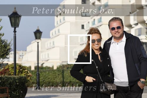 Noordwijk 9 oktober 2021
Wesly Bronkhorst met zijn nieuwe vriendin Raquel bij Huis ter Duin.