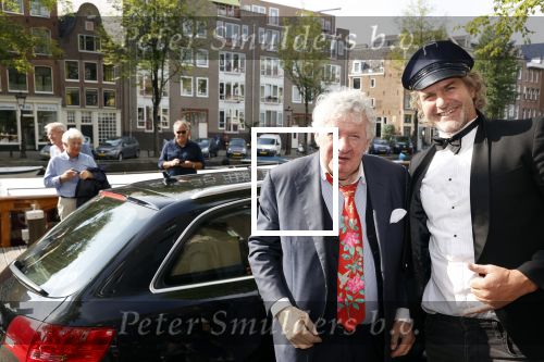 Amsterdam 6 september 2021
Willibrord Frequin viert zijn 80e verjaardag  met zijn kinderen vrouw en beste vrienden op een boot op de grachten van Amsterdam. Zijn kinderen Barbara Rebecca Louis .