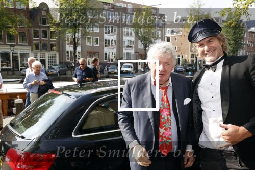 Amsterdam 6 september 2021
Willibrord Frequin viert zijn 80e verjaardag  met zijn kinderen vrouw en beste vrienden op een boot op de grachten van Amsterdam. Zijn kinderen Barbara Rebecca Louis .