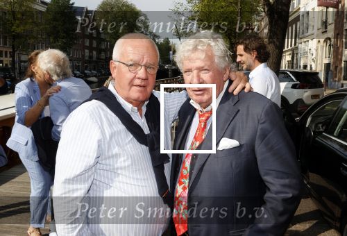 Amsterdam 6 september 2021
Willibrord Frequin viert zijn 80e verjaardag  met zijn kinderen vrouw en beste vrienden op een boot op de grachten van Amsterdam. Zijn kinderen Barbara Rebecca Louis .