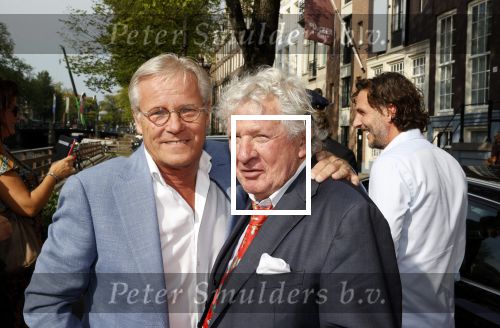 Amsterdam 6 september 2021
Willibrord Frequin viert zijn 80e verjaardag  met zijn kinderen vrouw en beste vrienden op een boot op de grachten van Amsterdam. Zijn kinderen Barbara Rebecca Louis . Willibrord en Fons de Poel