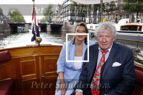 Amsterdam 6 september 2021
Willibrord Frequin viert zijn 80e verjaardag  met zijn kinderen vrouw en beste vrienden op een boot op de grachten van Amsterdam. Zijn kinderen Barbara Rebecca Louis . Willibrord met zijn vrouw