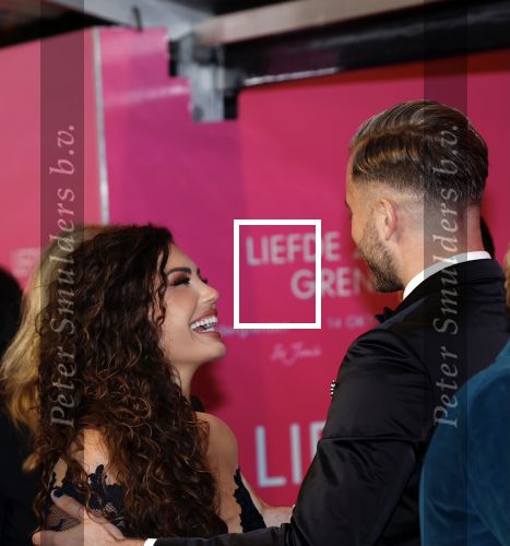 Amsterdam 11 oktober 2021
Premiere Liefde zonder grenzenin Tuschinski met in de hoofdrol Yolanthe Cabau v Kasbergen Jim Bakkum Soy Kroon Abbey Hoes  Hajo Bruins en Peggy Vrijens .