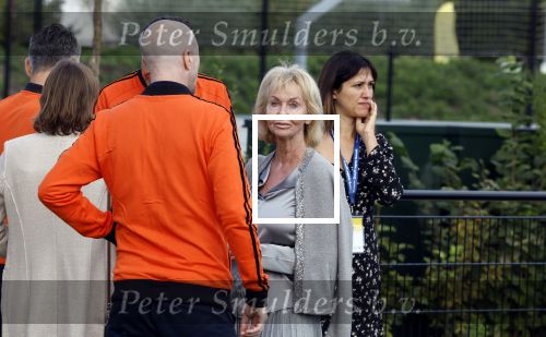 Amsterdam 21 september 2022
Koning Willem Alexander bezoekt sportdag van de Johan Cruyff foundation op de toekomst en in de Johan Cruyff Arena . Danny Cruyff Jordi Cruyff en zijn dochter Susila .