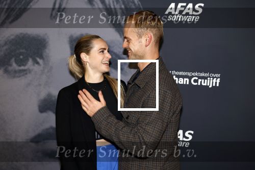 Leusden 29 september 2022
Premiere theater stuk over leven Johan Cruijff in Afas Leusden . Desi v Doeveren en Coen Bril