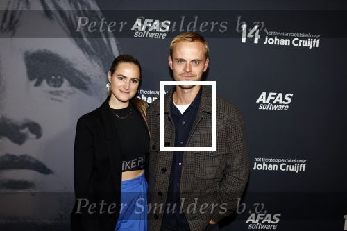 Leusden 29 september 2022
Premiere theater stuk over leven Johan Cruijff in Afas Leusden . Desi v Doeveren en Coen Bril