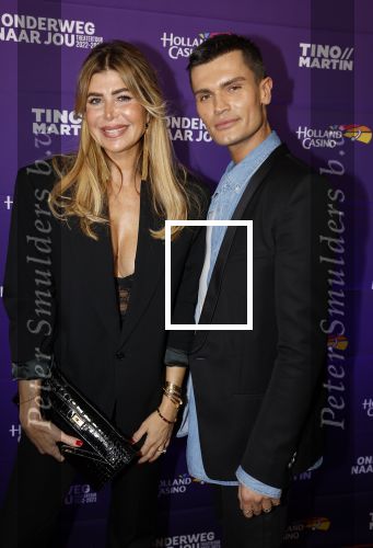 Amstelveen 26 september 2022
Premiere theatershow Tino Martin in de schouwburg van Amstelveen . Estelle Cruyff kwam met Koen Kardashian
