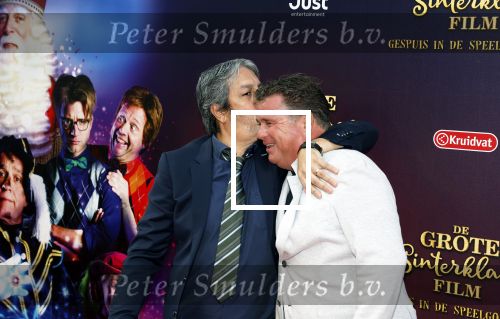 Amsterdam 2 oktober 2022
Premiere de grote sinterklaasfilm gespuis in de speelgoedkluis in Tuschinski. 
Giovanni Caminita en Wolter Kroes