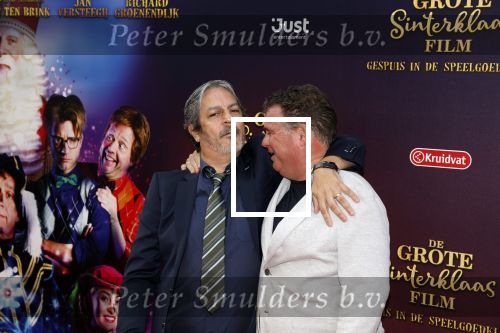 Amsterdam 2 oktober 2022
Premiere de grote sinterklaasfilm gespuis in de speelgoedkluis in Tuschinski. 
Giovanni Caminita en Wolter Kroes