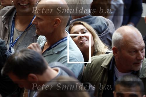 Amsterdam 21 september 2022
Koning Willem Alexander bezoekt sportdag van de Johan Cruyff foundation op de toekomst en in de Johan Cruyff Arena . Danny Cruyff Jordi Cruyff en zijn dochter Susila . Irene Avogadri