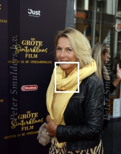 Amsterdam 2 oktober 2022
Premiere de grote sinterklaasfilm gespuis in de speelgoedkluis in Tuschinski. 
Jacqueline de Vries (ex-vrouw Peter R de Vries