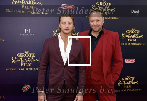 Amsterdam 2 oktober 2022
Premiere de grote sinterklaasfilm gespuis in de speelgoedkluis in Tuschinski. 
Jan Versteegh en Richard Groenendijk