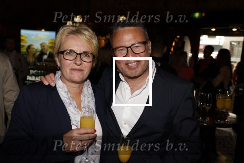 Amsterdam 25 september 2022
Premiere ticket to paradise in Tuschinski. Joost Buitenweg met partner Anouk