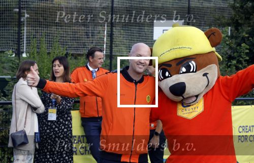 Amsterdam 21 september 2022
Koning Willem Alexander bezoekt sportdag van de Johan Cruyff foundation op de toekomst en in de Johan Cruyff Arena . Danny Cruyff Jordi Cruyff en zijn dochter Susila .