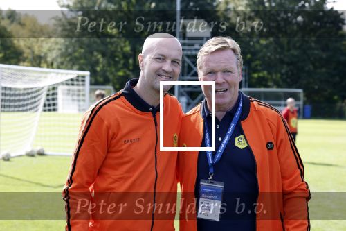 Amsterdam 21 september 2022
Koning Willem Alexander bezoekt sportdag van de Johan Cruyff foundation op de toekomst en in de Johan Cruyff Arena . Danny Cruyff Jordi Cruyff en zijn dochter Susila . Jordi Cruyff en Ronald Koeman