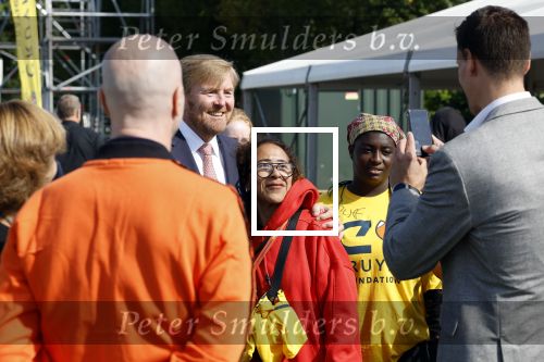 Amsterdam 21 september 2022
Koning Willem Alexander bezoekt sportdag van de Johan Cruyff foundation op de toekomst en in de Johan Cruyff Arena . Danny Cruyff Jordi Cruyff en zijn dochter Susila .