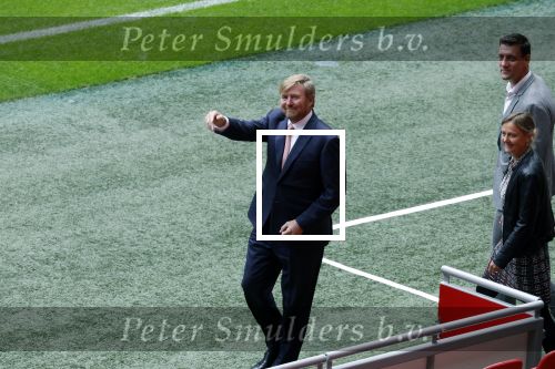 Amsterdam 21 september 2022
Koning Willem Alexander bezoekt sportdag van de Johan Cruyff foundation op de toekomst en in de Johan Cruyff Arena . Danny Cruyff Jordi Cruyff en zijn dochter Susila .