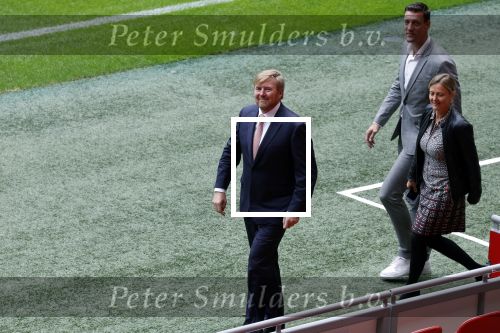 Amsterdam 21 september 2022
Koning Willem Alexander bezoekt sportdag van de Johan Cruyff foundation op de toekomst en in de Johan Cruyff Arena . Danny Cruyff Jordi Cruyff en zijn dochter Susila .