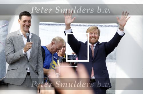 Amsterdam 21 september 2022
Koning Willem Alexander bezoekt sportdag van de Johan Cruyff foundation op de toekomst en in de Johan Cruyff Arena . Danny Cruyff Jordi Cruyff en zijn dochter Susila .