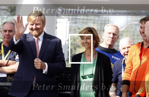 Amsterdam 21 september 2022
Koning Willem Alexander bezoekt sportdag van de Johan Cruyff foundation op de toekomst en in de Johan Cruyff Arena . Danny Cruyff Jordi Cruyff en zijn dochter Susila .