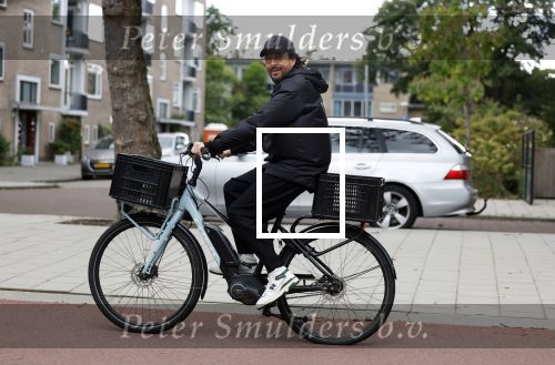 Amsterdam 20 september 2022
Mari v d Ven op de fiets in Amsterdam zuid
