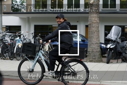 Amsterdam 20 september 2022
Mari v d Ven op de fiets in Amsterdam zuid