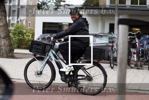 Amsterdam 20 september 2022
Mari v d Ven op de fiets in Amsterdam zuid