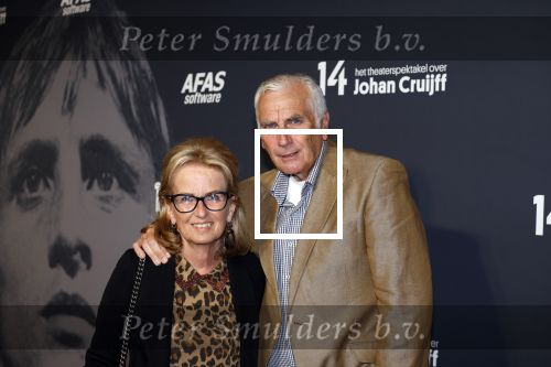 Leusden 29 september 2022
Premiere theater stuk over leven Johan Cruijff in Afas Leusden . Mario v d Ende met zijn vrouw Els