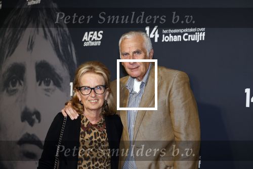 Leusden 29 september 2022
Premiere theater stuk over leven Johan Cruijff in Afas Leusden . Mario v d Ende met zijn vrouw Els