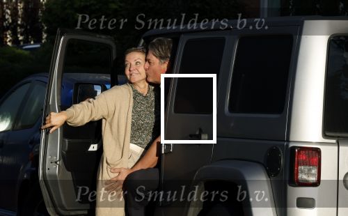 Breuekelen 30 september 2022
Mariska v Kolck met haar nieuwe vriend Vincent kussend in zijn auto