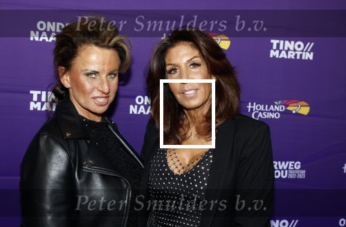 Amstelveen 26 september 2022
Premiere theatershow Tino Martin in de schouwburg van Amstelveen . Rachel Hazes met goede vriendin Jacqueline Laats