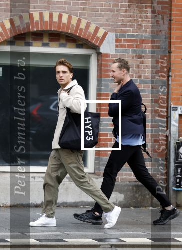 Amsterdam 26 september 2022
Robbert Rodenburg  met partner Daan Hoogervorst in amsterdam zuid