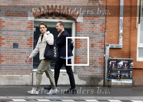 Amsterdam 26 september 2022
Robbert Rodenburg  met partner Daan Hoogervorst in amsterdam zuid