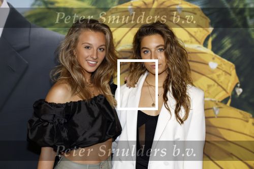 Amsterdam 25 september 2022
Premiere ticket to paradise in Tuschinski.
Ruby van Rossum met haar zus Kiya van Rossum (rechts)