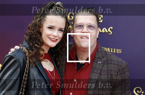 Amsterdam 2 oktober 2022
Premiere de grote sinterklaasfilm gespuis in de speelgoedkluis in Tuschinski. 
Rutger v Barneveld met partner