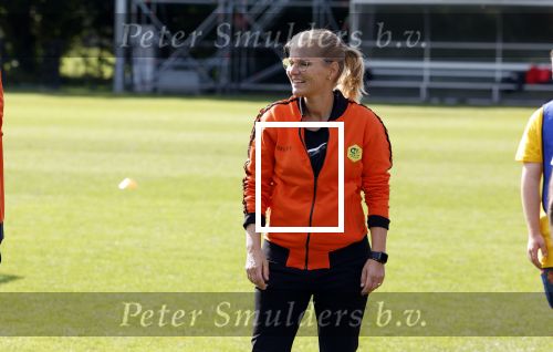 Amsterdam 21 september 2022
Koning Willem Alexander bezoekt sportdag van de Johan Cruyff foundation op de toekomst en in de Johan Cruyff Arena . Danny Cruyff Jordi Cruyff en zijn dochter Susila . sarina Wiegman